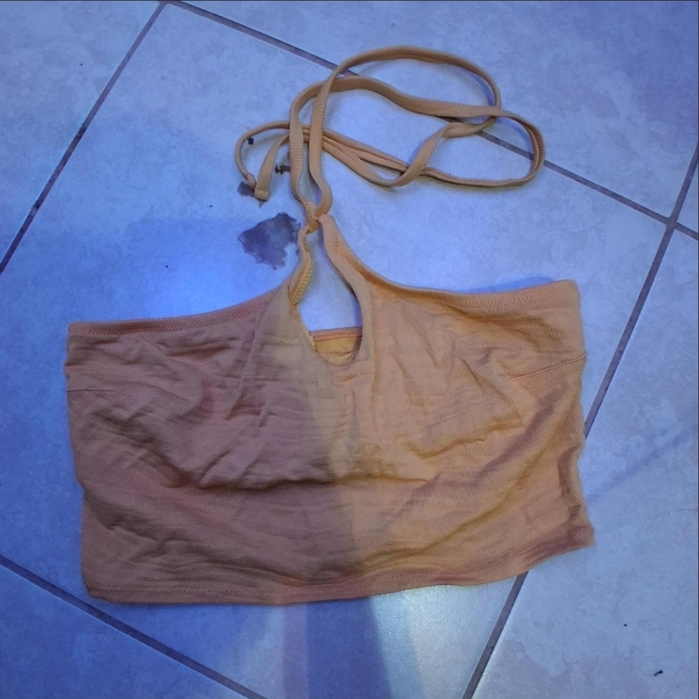 Aerie Terracotta Ribbed Top